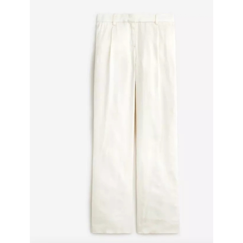 NWT J.Crew Straight-Leg Essential Pant in luster Crepe Size 20 - Picture 2 of 7